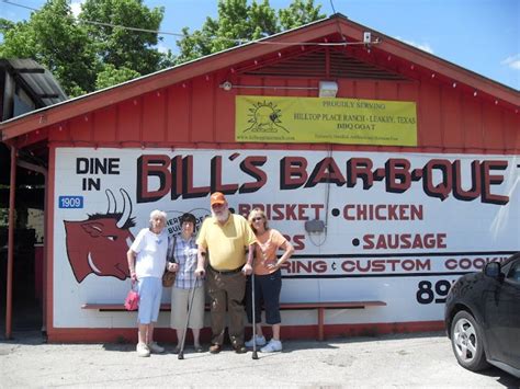 Bills bbq - Best Bar-B-Que in Kerrville! – Bill's BBQ. Since 1982. Dang Good Food – Since 1982. OpenTuesdayThroughSaturday11–7. (830) 895-5733Out on Hwy 27. 